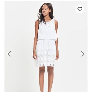 Madewell Eyelet Overlay Dress